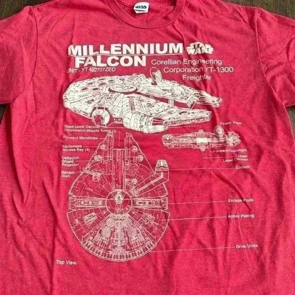 Star Wars Tee.  Unisex tee.  Size large.  Excellent condition. - Picture 2 of 4